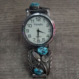 Varsales Sterling & Turquoise watch